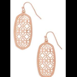 Kendra Scott Rose Gold Dani Earrings